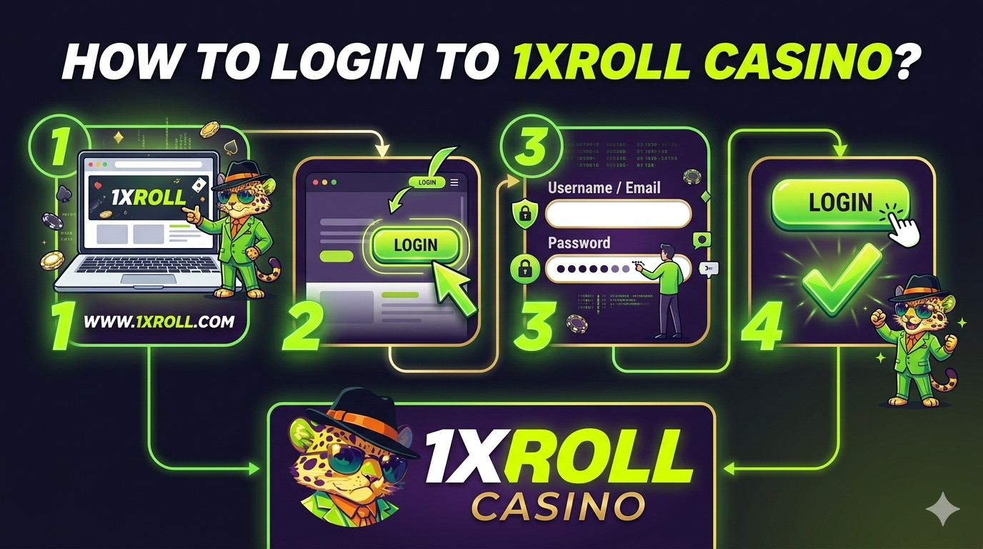 How do I login to 1xroll?