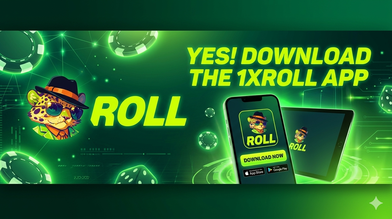 How do I download the 1xroll app?